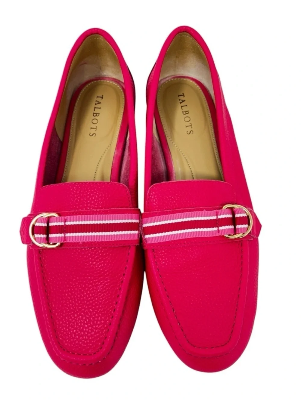 Talbots Slip-On Loafers with Stripe Accent